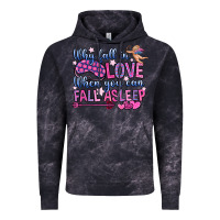 Cloud Black why fall in love when you can fall asleep Vintage Hoodie - OliviaCreatesArt