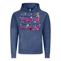 Vintage Denim why fall in love when you can fall asleep Vintage Hoodie - OliviaCreatesArt