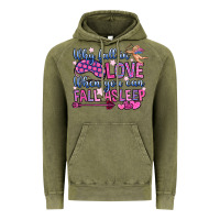 Vintage Olive why fall in love when you can fall asleep Vintage Hoodie - OliviaCreatesArt
