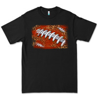 Black American football background Premium Tee - texasbilliewilder