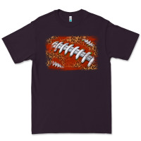 Plum American football background Premium Tee - texasbilliewilder