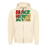 Sandshell black history Zipper Hoodie - MaliasSmallBusiness
