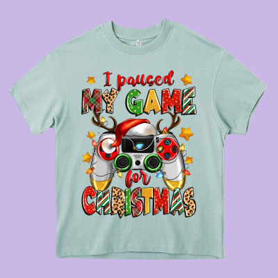 Heavy Core Tee i paused my game for christmas