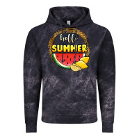 Cloud Black hello summer watermelon Vintage Hoodie - JahusDesignShop