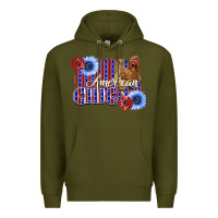 Army Green American Chicken Premium Hoodie - Bettercallsaul