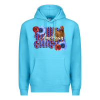 Ocean Blue American Chicken Premium Hoodie - Bettercallsaul
