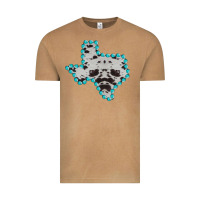 Vintage Camel Texas Map Cowhide Turquoise Gemstone Vintage Tee - Bettercallsaul