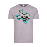 Vintage Zinc Texas Map Cowhide Turquoise Gemstone Vintage Tee - Bettercallsaul