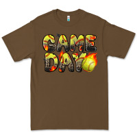 Cacao game day softball leopard Premium Tee - Zillion Design Studio