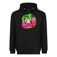 Black halloween candy  patches Heavyweight Hoodie - BundleAndBundleShop
