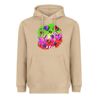 Mushroom halloween candy  patches Heavyweight Hoodie - BundleAndBundleShop