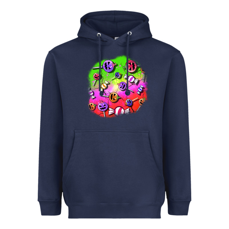 Halloween Candy  Patches Heavyweight Hoodie by BundleAndBundleShop | Teevron