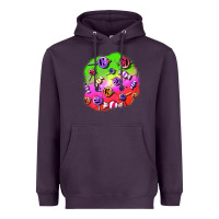 Plum halloween candy  patches Heavyweight Hoodie - BundleAndBundleShop