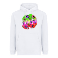 White halloween candy  patches Heavyweight Hoodie - BundleAndBundleShop