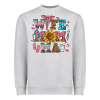 Heather Grey wife mom ma Heavyweight Sweatshirt - AdoDesignShop