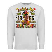 Celebrate 1865 Juneteenth With Black Woman Premium Sweatshirt | Teevron