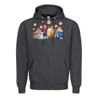 Smoke easter coffee cups Zipper Hoodie - MaliasSmallBusiness