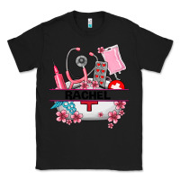 Black costom name nurse hat and elements Classic Tee - AdoDesignShop