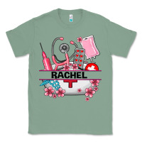 Sage costom name nurse hat and elements Classic Tee - AdoDesignShop