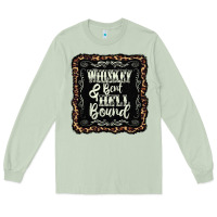 Matcha whiskey bent hell bound black Long Sleeve Tee - AdoDesignShop