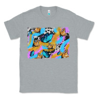 Heather Grey easter butterfly with glitter and cowhide  background Classic Tee - Artiststas