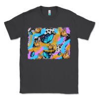 Smoke easter butterfly with glitter and cowhide  background Classic Tee - Artiststas
