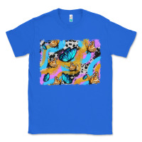 True Royal easter butterfly with glitter and cowhide  background Classic Tee - Artiststas