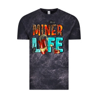 Cloud Black miner life Vintage Tee - AdoDesignShop