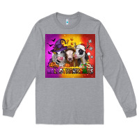 Heather Grey hallothanksmas heifers Long Sleeve Tee - Jasminsmagicworld
