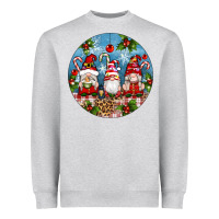 Heather Grey christmas gnomes ornament Heavyweight Sweatshirt - Artiststas