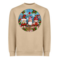 Mushroom christmas gnomes ornament Heavyweight Sweatshirt - Artiststas