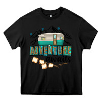 Black adventure awaits Heavy Core Tee - texasbilliewilder