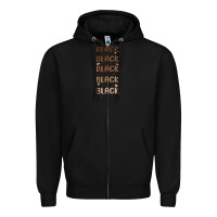 Black black history melanin malia Zipper Hoodie - MaliasSmallBusiness