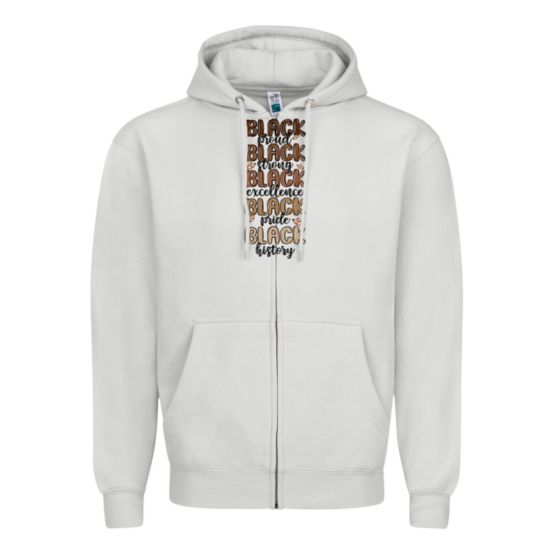 Black History Melanin Malia Zipper Hoodie by MaliasSmallBusiness | Teevron