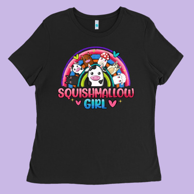 Squishmallow Girl Ladies Tee Designed By Jahusdesignshop
