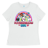 White squishmallow girl Ladies Tee - JahusDesignShop