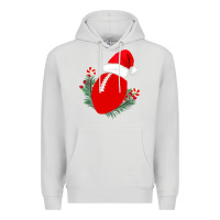 Dove Grey Christmas Football Premium Hoodie - Bettercallsaul