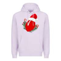 Lilac Christmas Football Premium Hoodie - Bettercallsaul