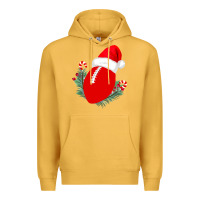 Mustard Christmas Football Premium Hoodie - Bettercallsaul