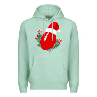 Seafoam Christmas Football Premium Hoodie - Bettercallsaul