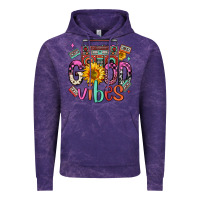 Cloud Purple good vibes cassette boombox Vintage Hoodie - FaDigitalArtStudio
