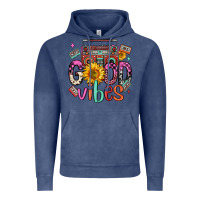 Vintage Denim good vibes cassette boombox Vintage Hoodie - FaDigitalArtStudio