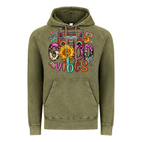 Vintage Olive good vibes cassette boombox Vintage Hoodie - FaDigitalArtStudio