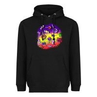 Black halloween candy  patches Heavyweight Hoodie - BundleAndBundleShop