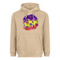 Mushroom halloween candy  patches Heavyweight Hoodie - BundleAndBundleShop
