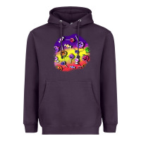 Plum halloween candy  patches Heavyweight Hoodie - BundleAndBundleShop
