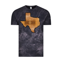 Cloud Black Texas Map Western Horsehide Pattern Vintage Tee - Bettercallsaul