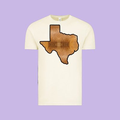 Texas Map Western Horsehide Pattern Vintage Tee Designed By Bettercallsaul
