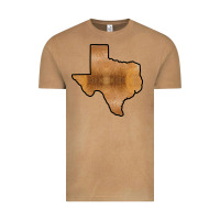 Vintage Camel Texas Map Western Horsehide Pattern Vintage Tee - Bettercallsaul