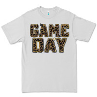Dove Grey game day leopard Premium Tee - Zillion Design Studio